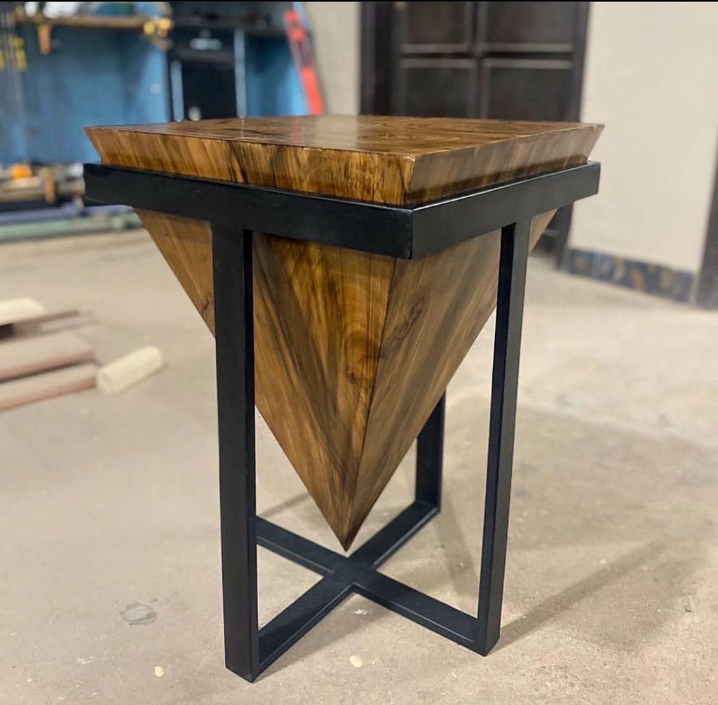 Inverted Pyramid End Table