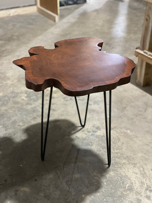 Live-Edge Corner Table