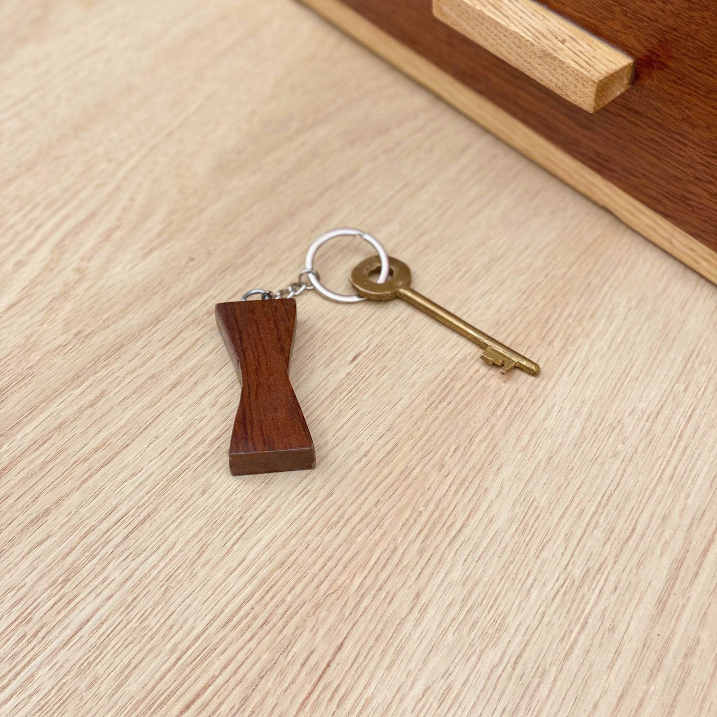 Oak Jewelry Box with Mahogany Accents