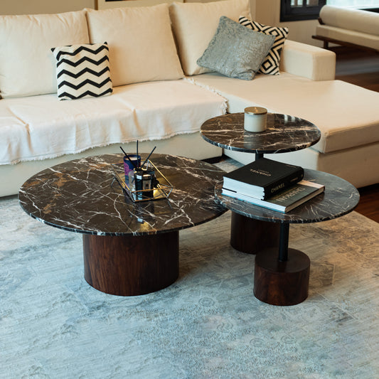 Marble Coffee Tables Set