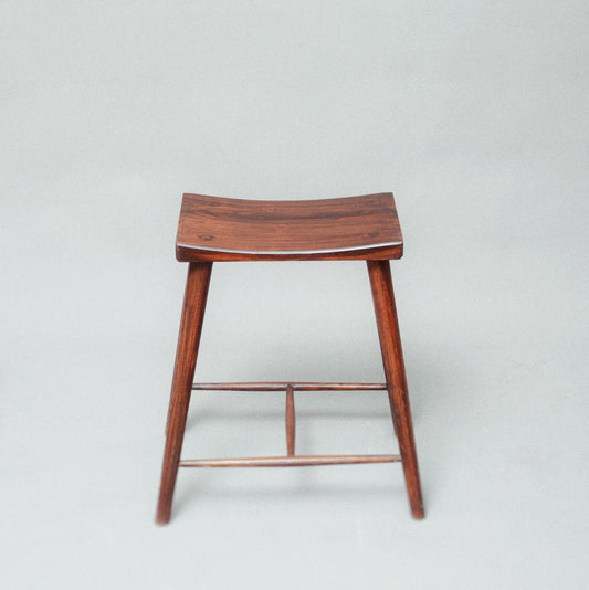 Curved Wooden Stool