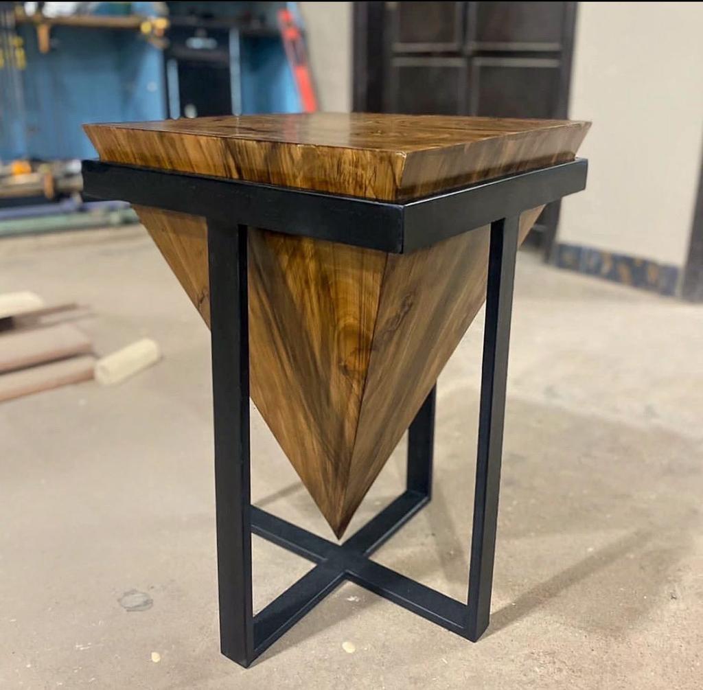 Inverted Pyramid End Table