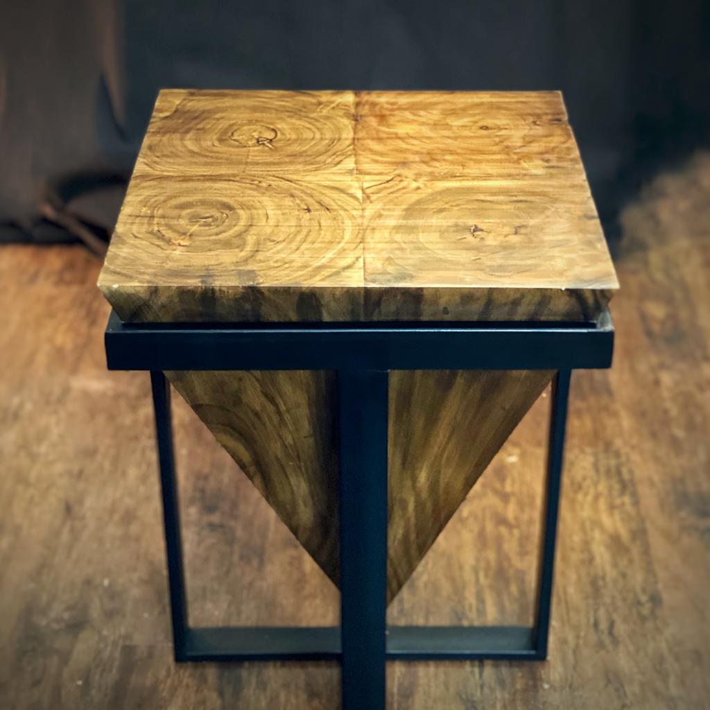 Inverted Pyramid End Table